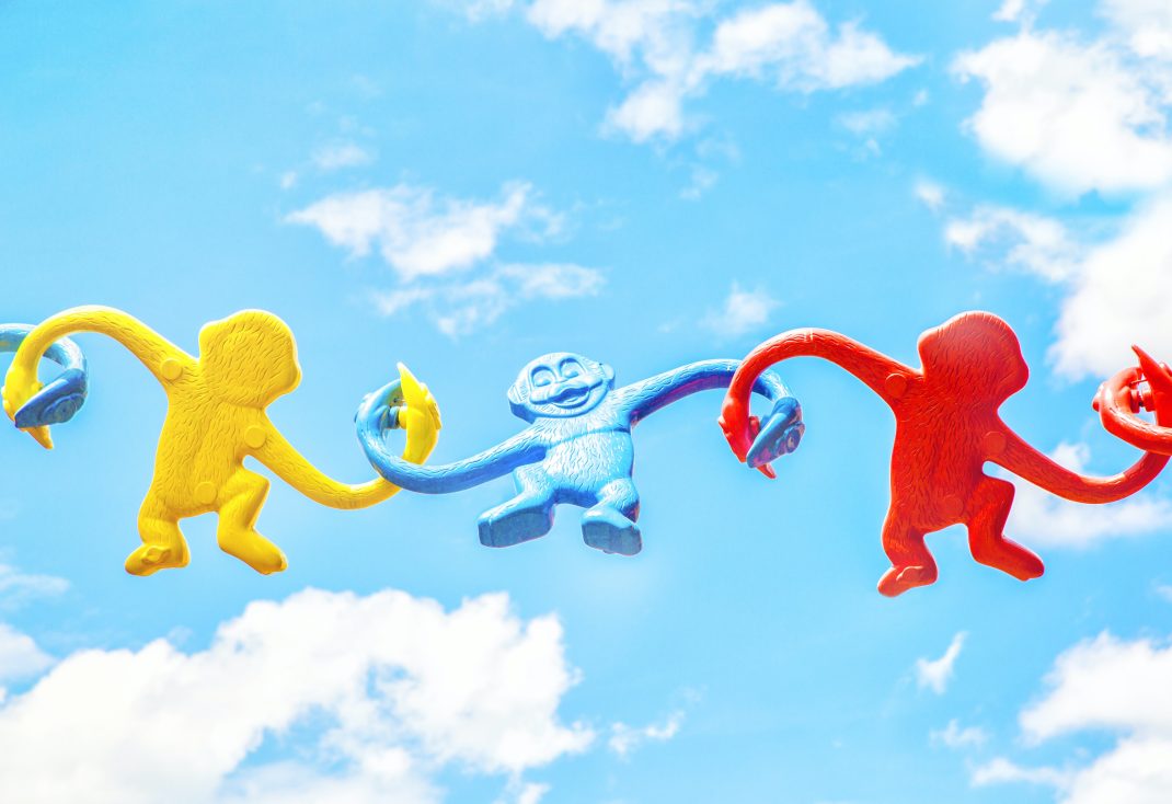 Aapjes in de lucht